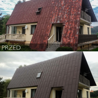 Metamorphose eines Blechdachs