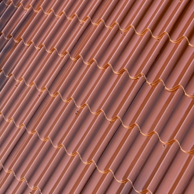 Plastisolbeschichtetes Dachblech