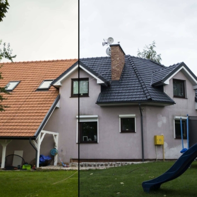 malowanie-dachowek-ceramicznych-Myślenice-biotop-marsylki-na-gorąco Metamorfoza po malowaniu dachu z dachówek ceramicznych