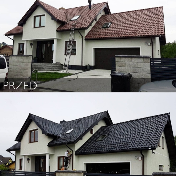 malowanie-dachówki-ceramicznej-glazurowanej-metamorfoza-Wrocław-Łódź-Poznań-biotop-firma-farba-royal-na-gorąco Malowanie dachówki ceramicznej glazurowanej - Metamorfoza