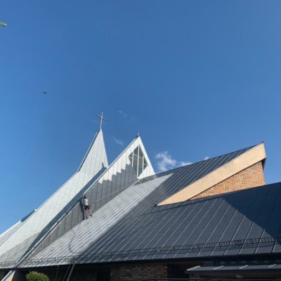 malowanie dachu kościoła Katowice Industrielackierung